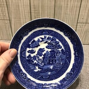 Blue and White Decorative Plate